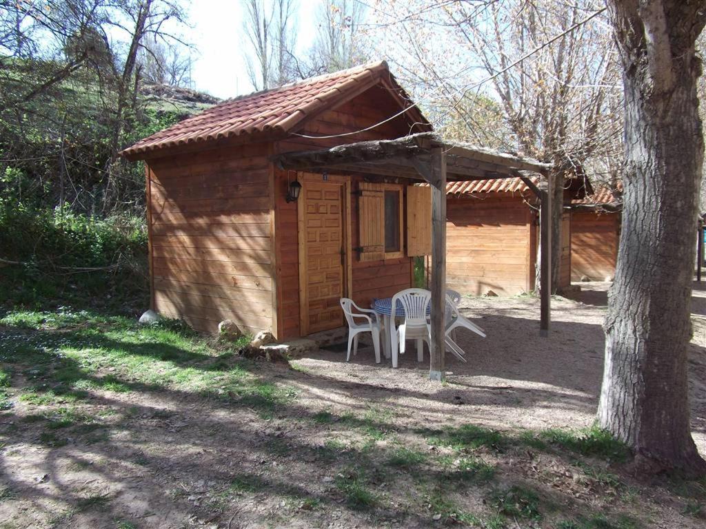 Cabanas Camping Sierra De Penascosa Buitenkant foto
